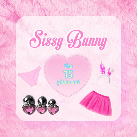 💗🐇 Sissy Bunny Set - (15 Pieces)